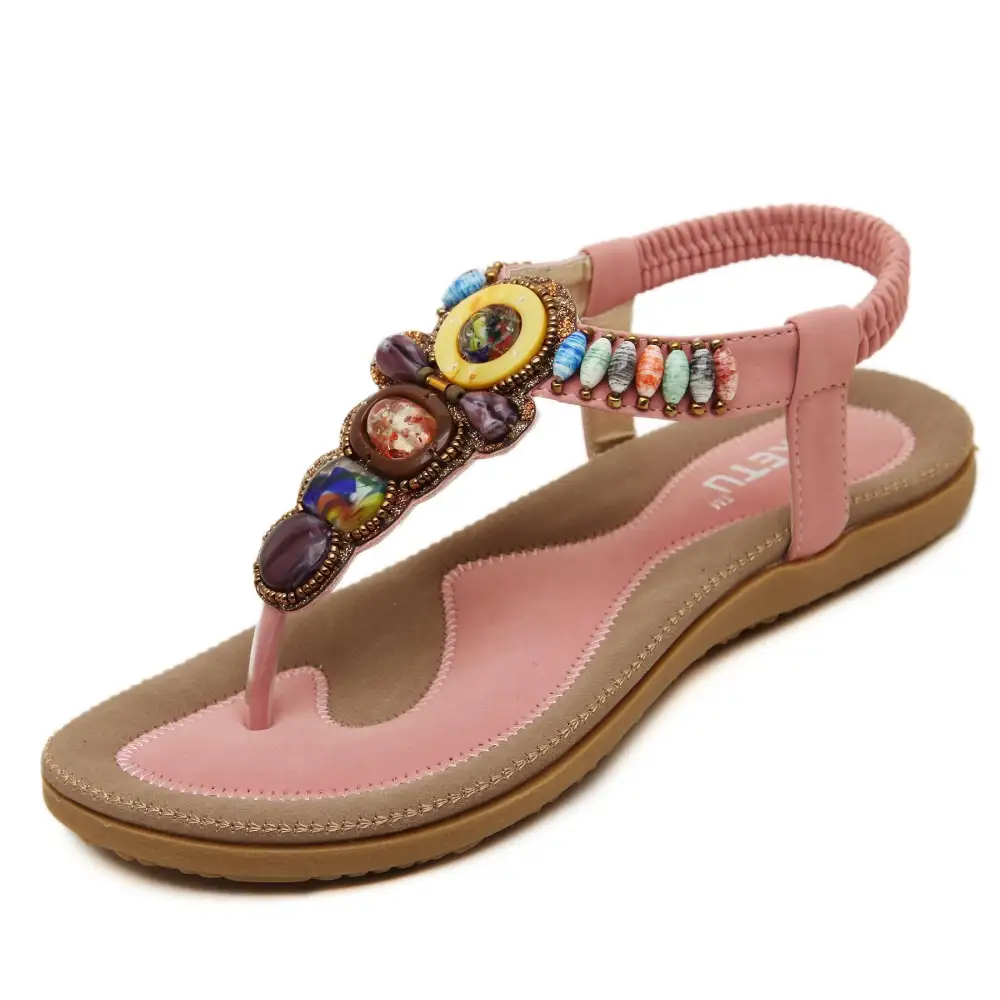 Women Sandals Waterproo Sli On Round Female Slippers