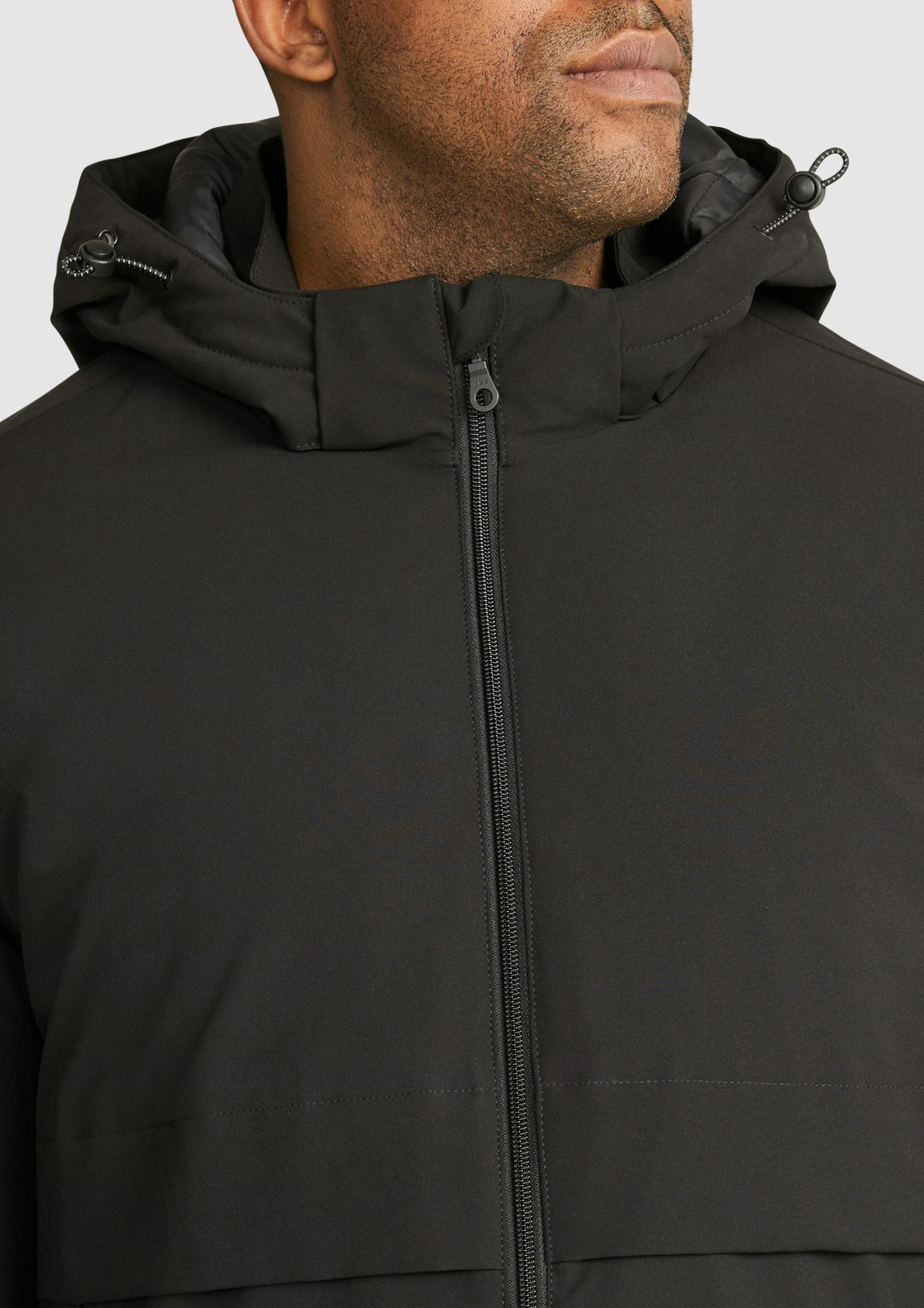 BLACK MITCHELL PARKA JACKET