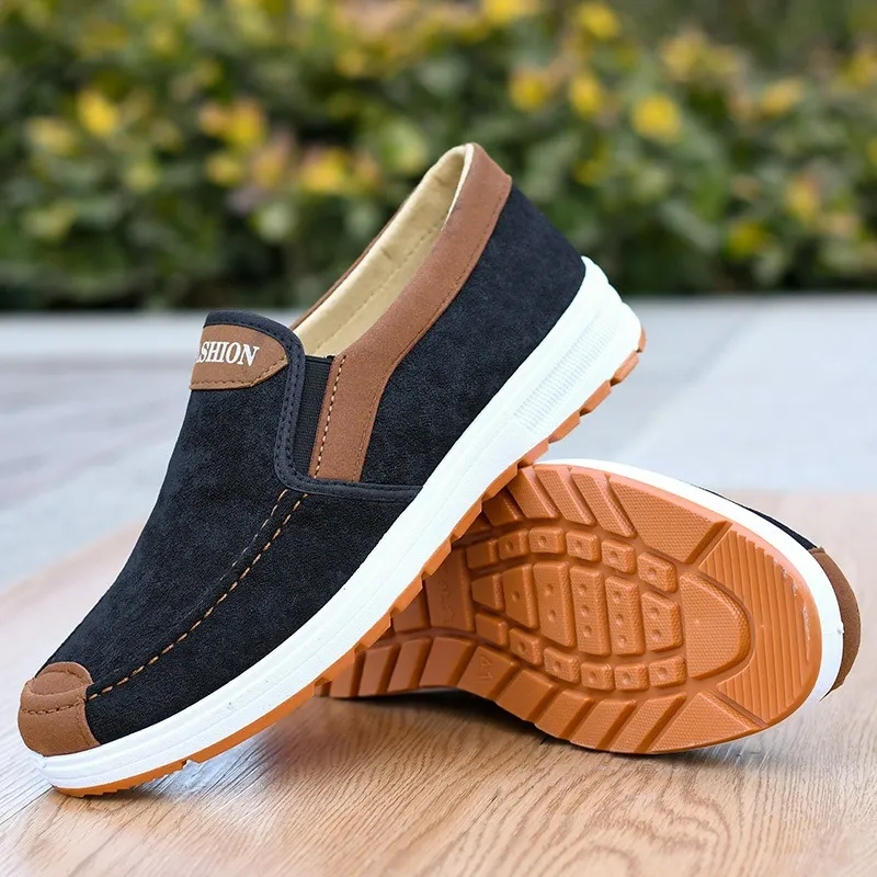 🔥Last Day Promotion 70% OFF 🎁 Men's Casual Leather Good Arch Support & Non-slip Outdoor Breathable Walking Shoes