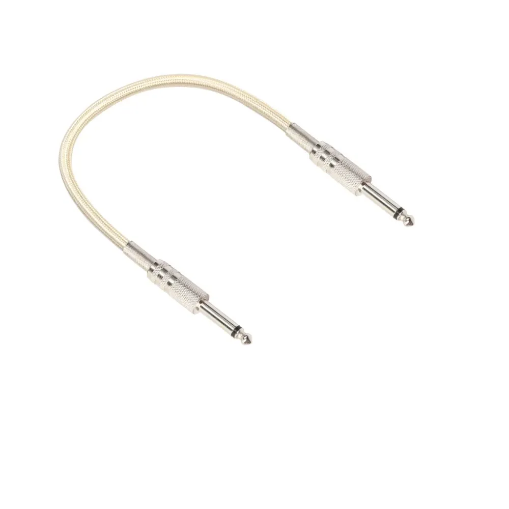 CARPPRIE Factory Price 6.35mm Audio Jack Braided Nylon Cable 6.35 Jack Male To Male Aux Cable For Guitar 0.3/1/1.8/3/5M Jan18