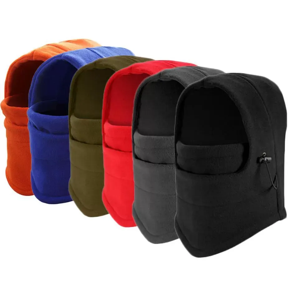 6 Color Warm Winter Hats Outdoor Windproof Ear Sub Multifunction Face Mask Men Riding Hat Hat Scarf Collars Thickening Cap