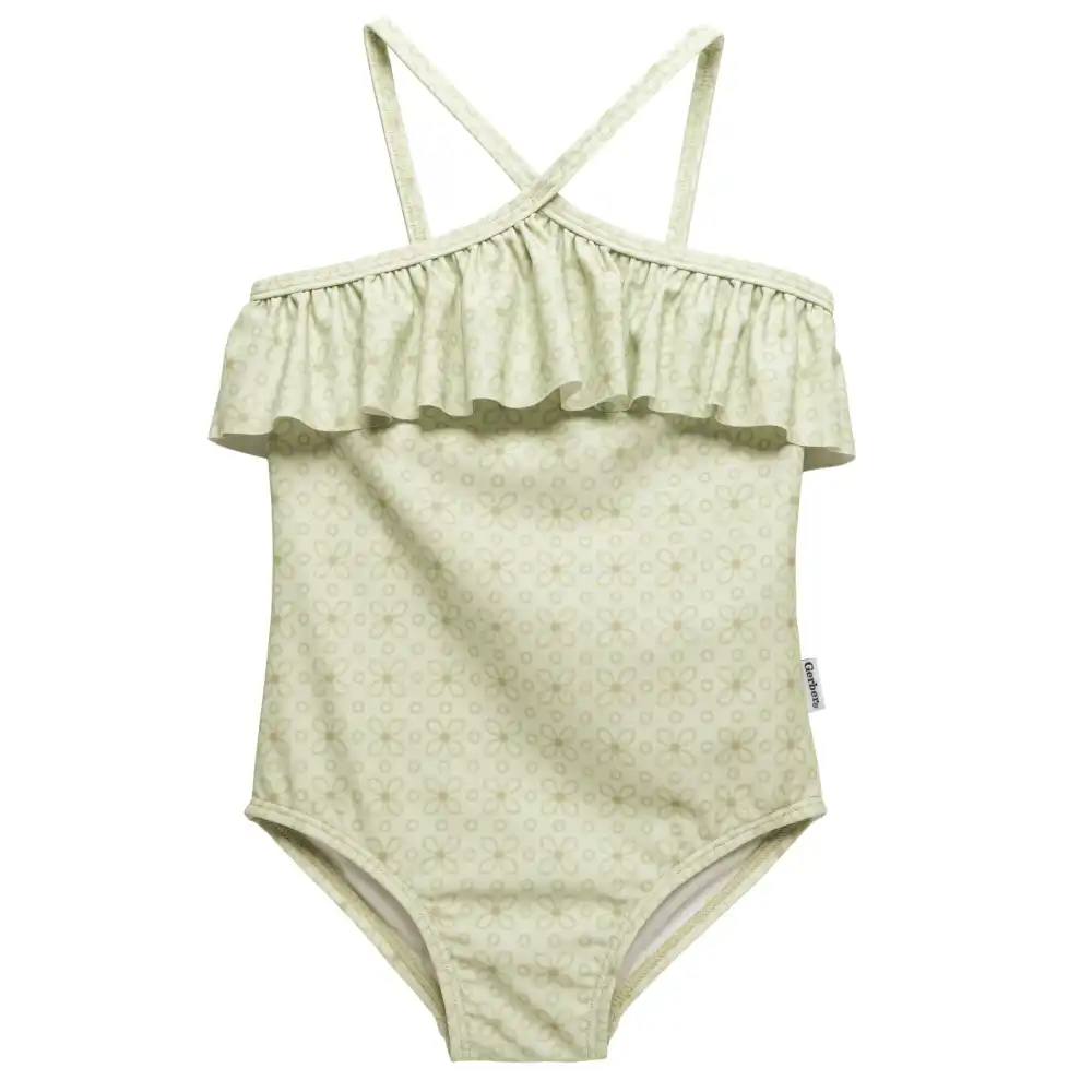 Toddler Girls Eyelet Floral Swimsuit