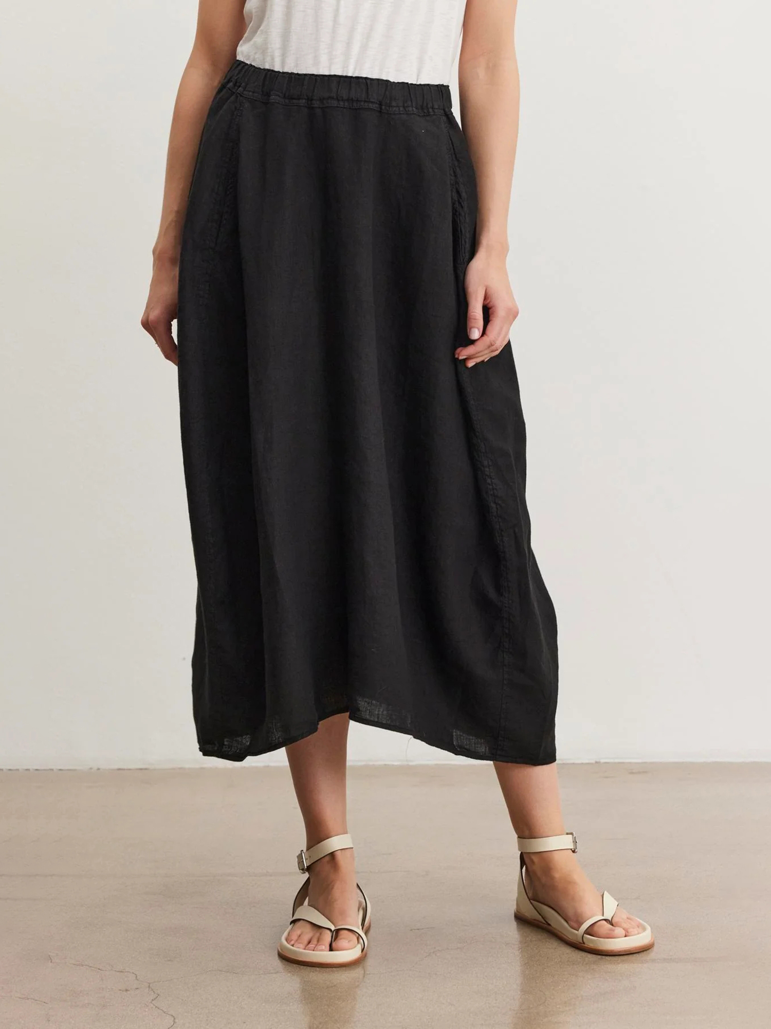 Fae Linen A-Line Skirt