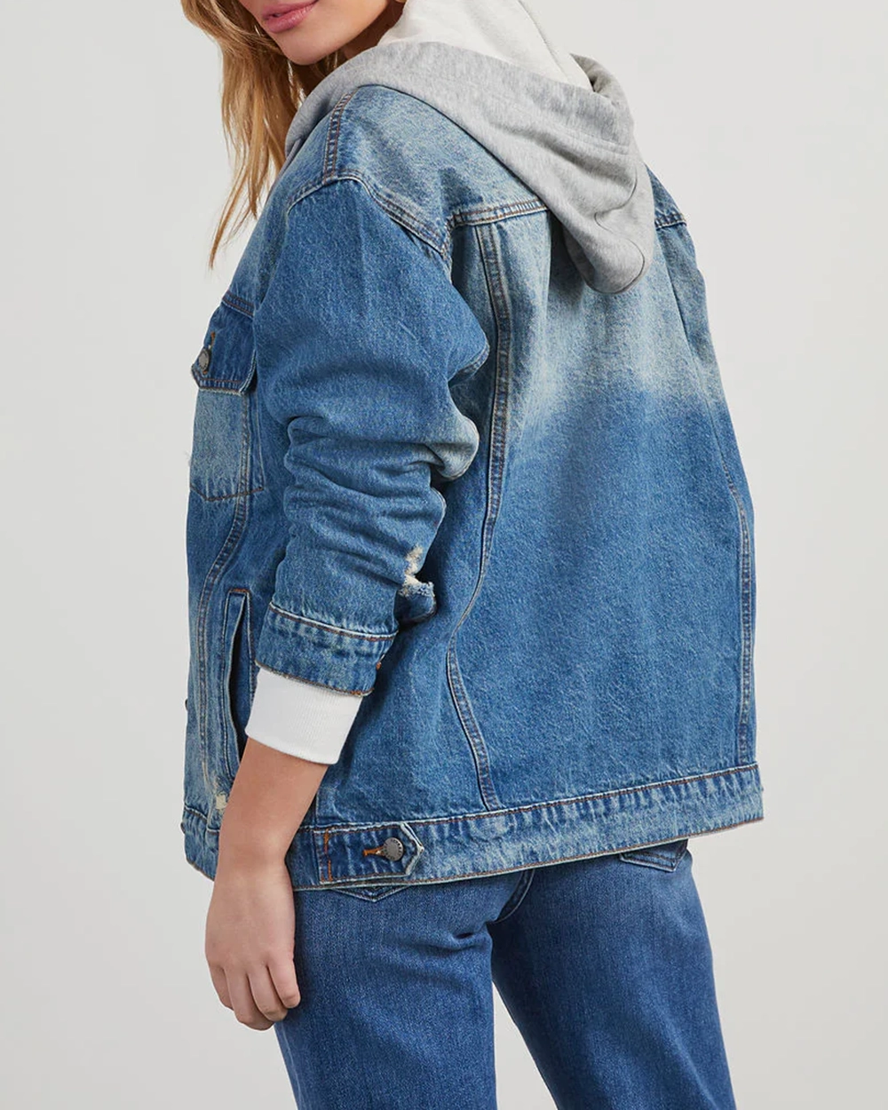 Rudberg Hooded Denim Jacket