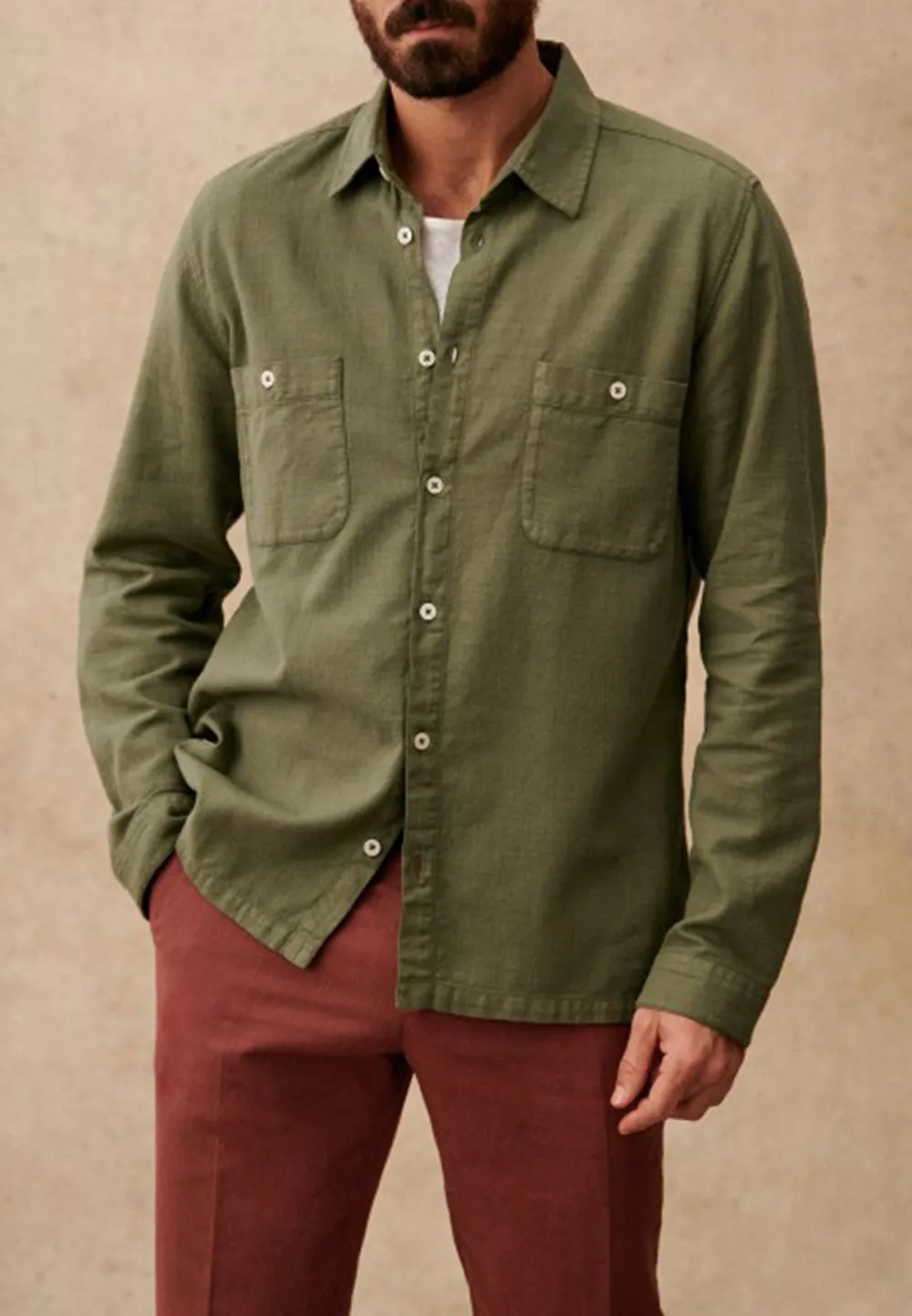 Claggan Buttoned Fastening Shirt