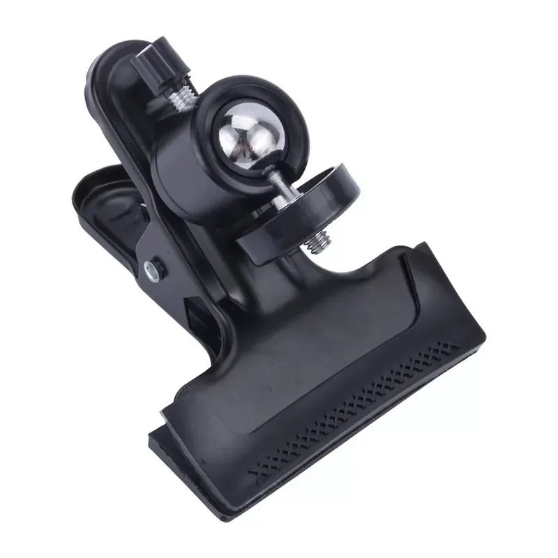 Camera Clip Photography Metal Clip Clamp Holder Mount with Standard Ball Head 1/4 Screw for Camera Flash Holder Bracket