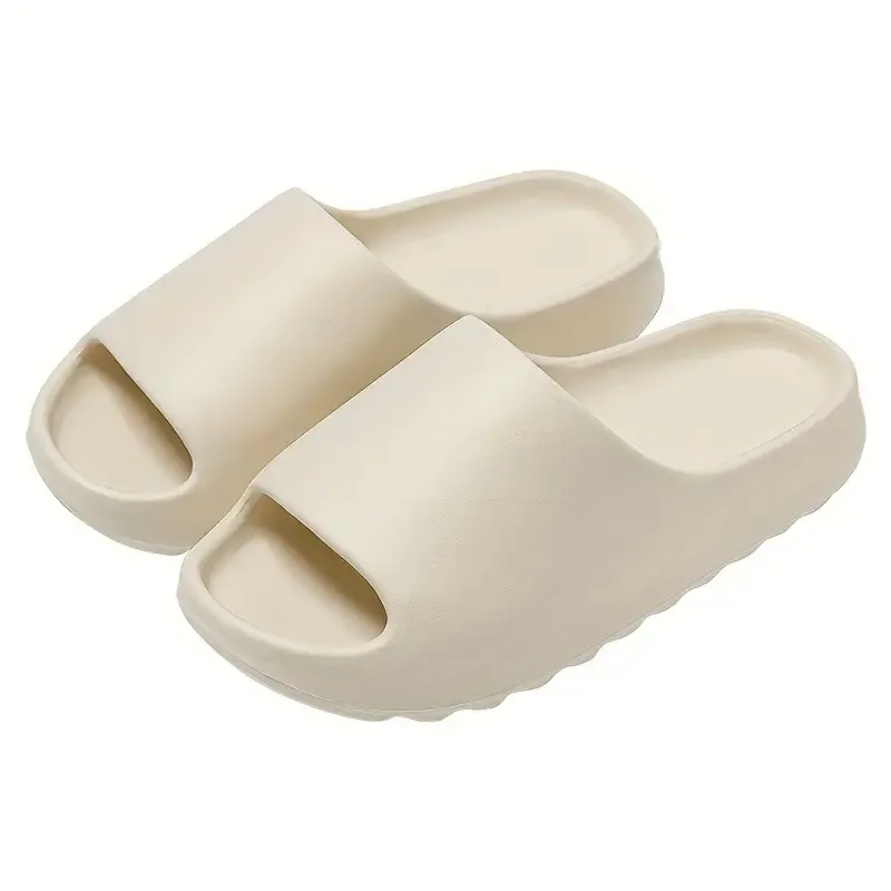 Men's Cloud Comfort Slides: Non-Slip, Open-Toe EVA Slip-On Sandals for Versatile Indoor-Outdoor Use