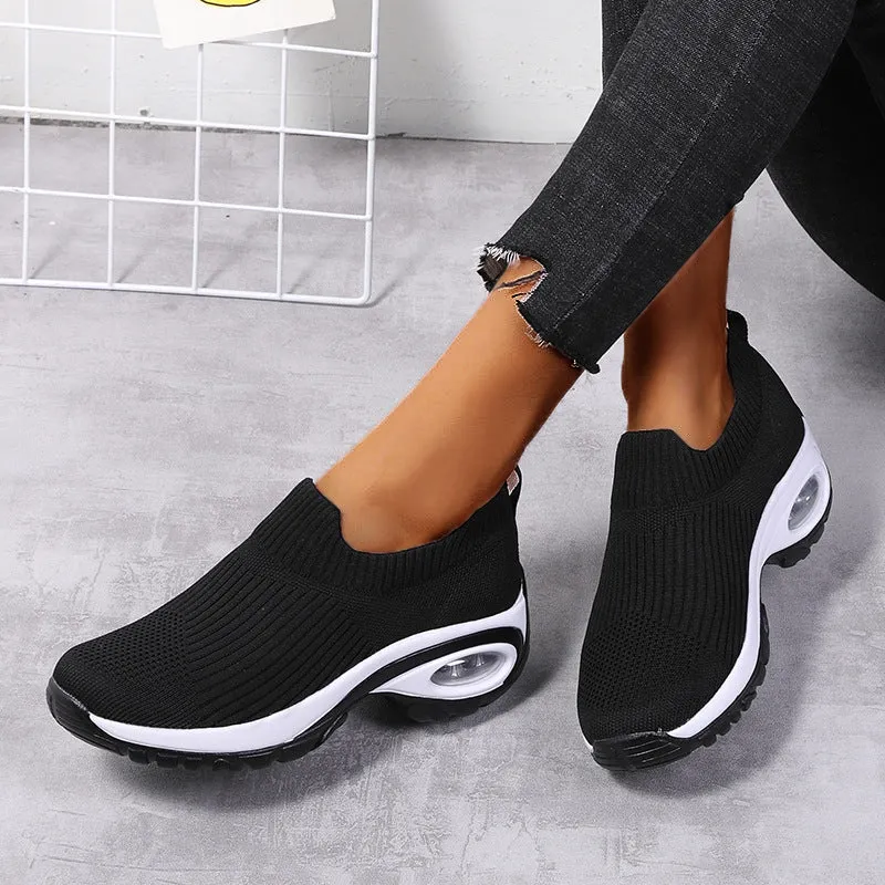 Cilool Comfortable Breathable Platform Sneakers