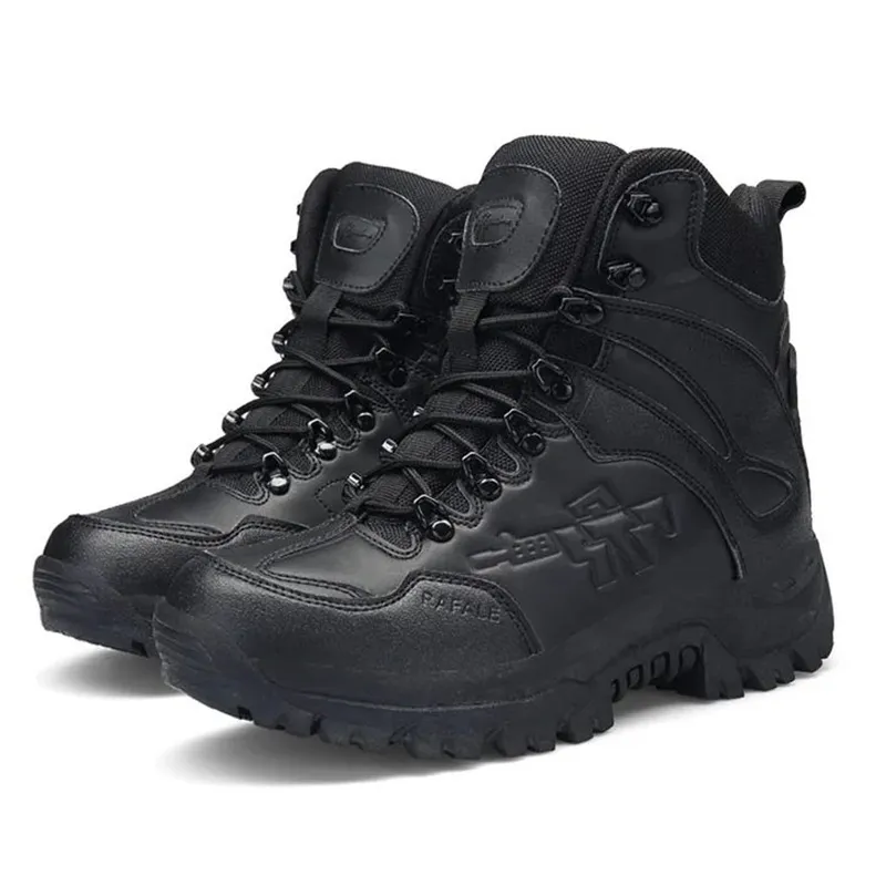 Men's Hiking Combat Boots Waterproof Non-Slip Anti-Puncture Work Boots (Durability Upgrade)