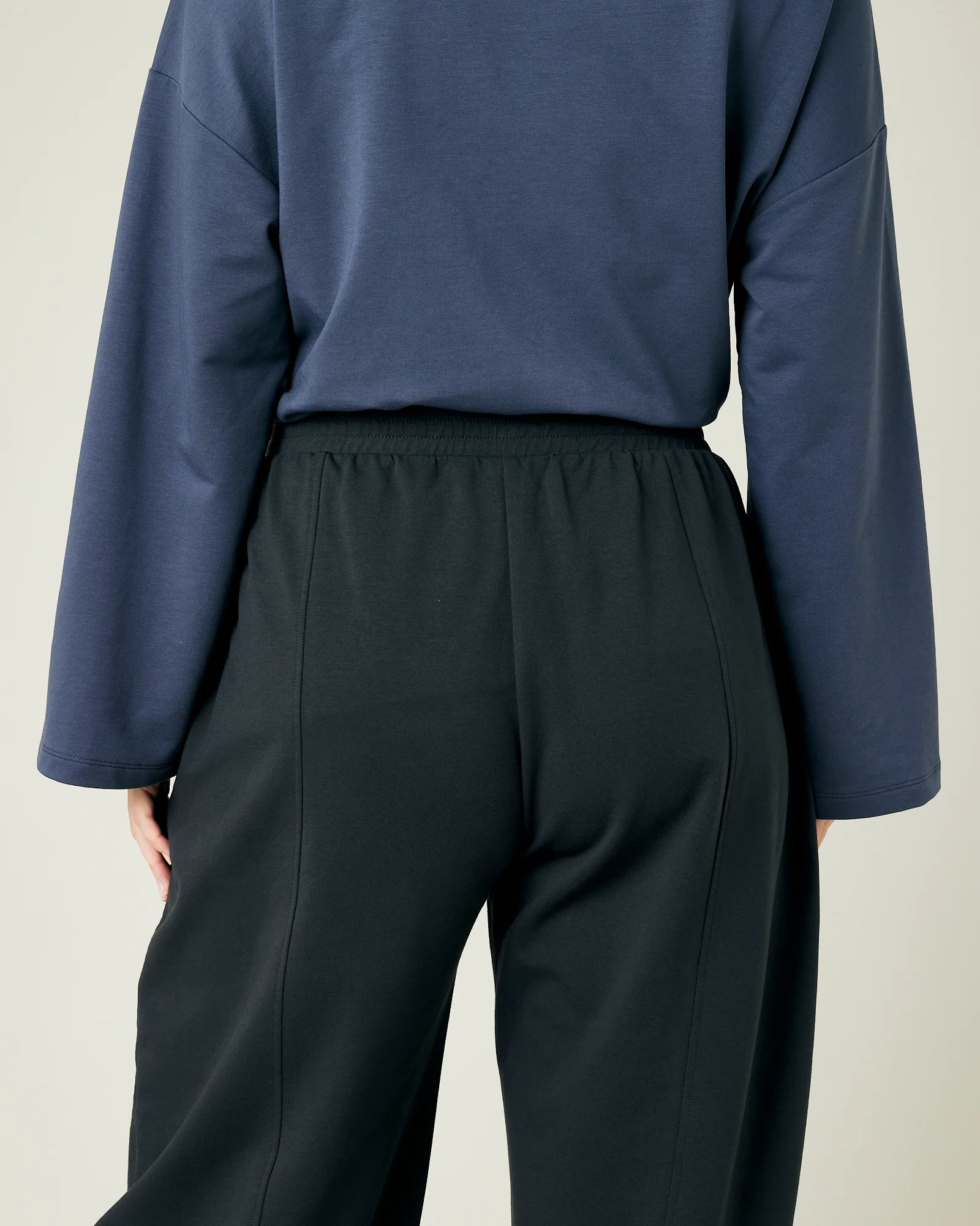 SLATE JERSEY TROUSERS