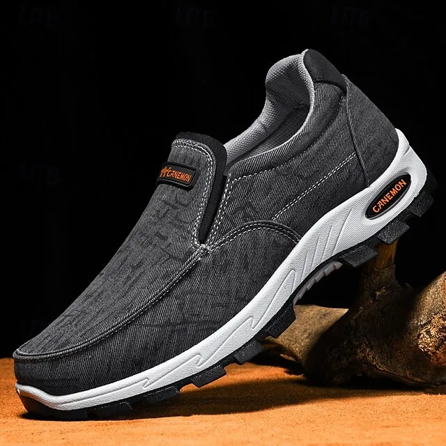 🔥Last Day Promotion 70% OFF 🎁 Men's Gray Slip-On Casual Outdoor Shoes - Breathable Non-Slip Lightweight Footwear