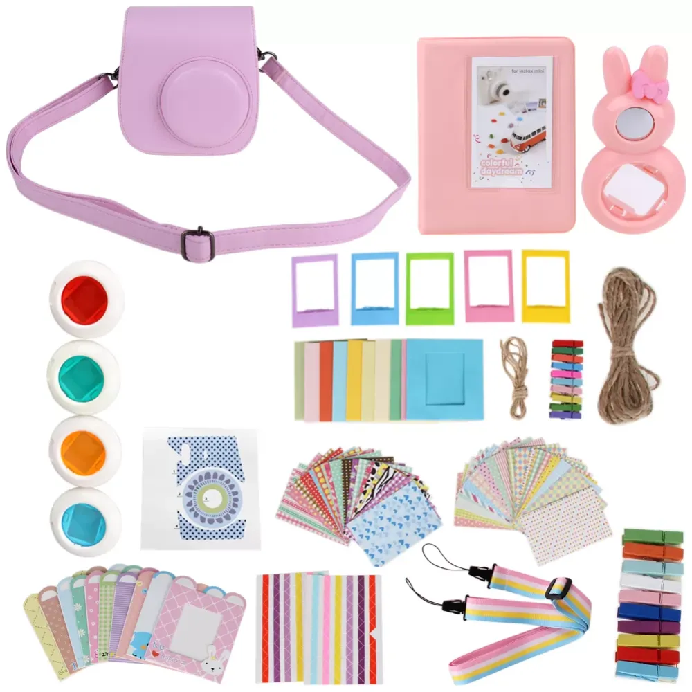 11 in 1 9 in 1 Instant Film Camera Album Bundles Set Camera Bag Album Filters Polaroid Mini Accessories Set