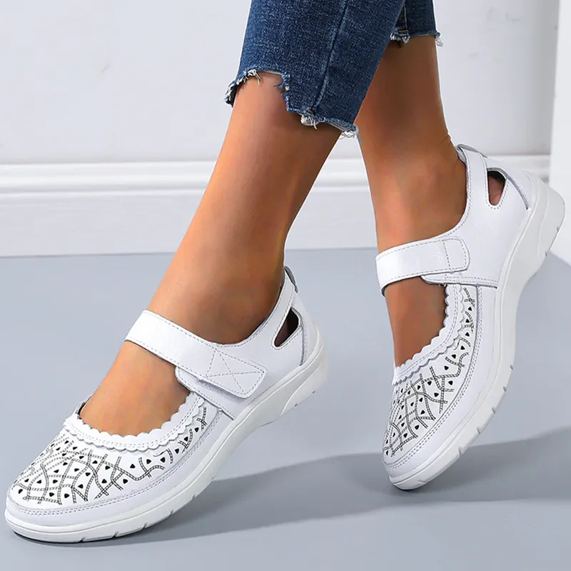 Cilool Cutout Comfort Soft Sole Casual Shoes