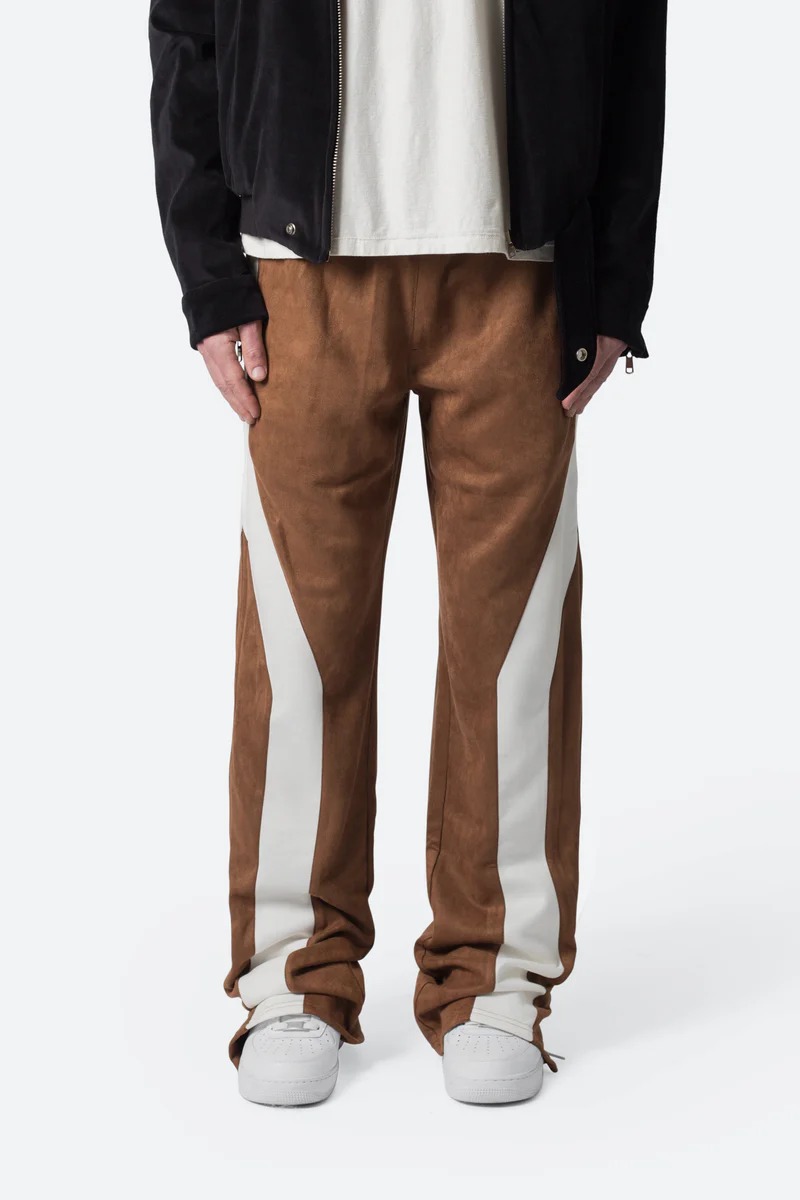 SUEDE DRAWCORD PANTS