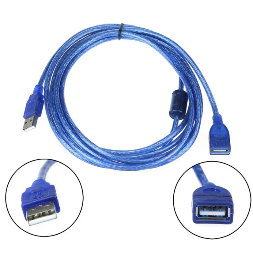 1M 1.5M 3M 5M 10M USB 2.0 A Male M To A Female Extension Cable