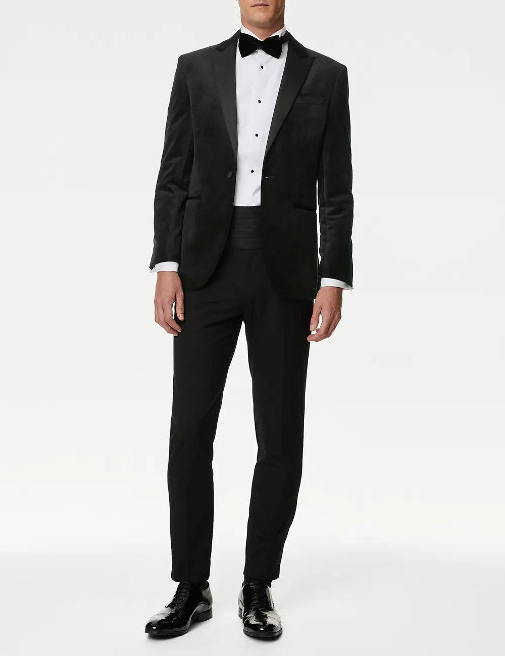 Slim Fit Velvet Tuxedo Jacket