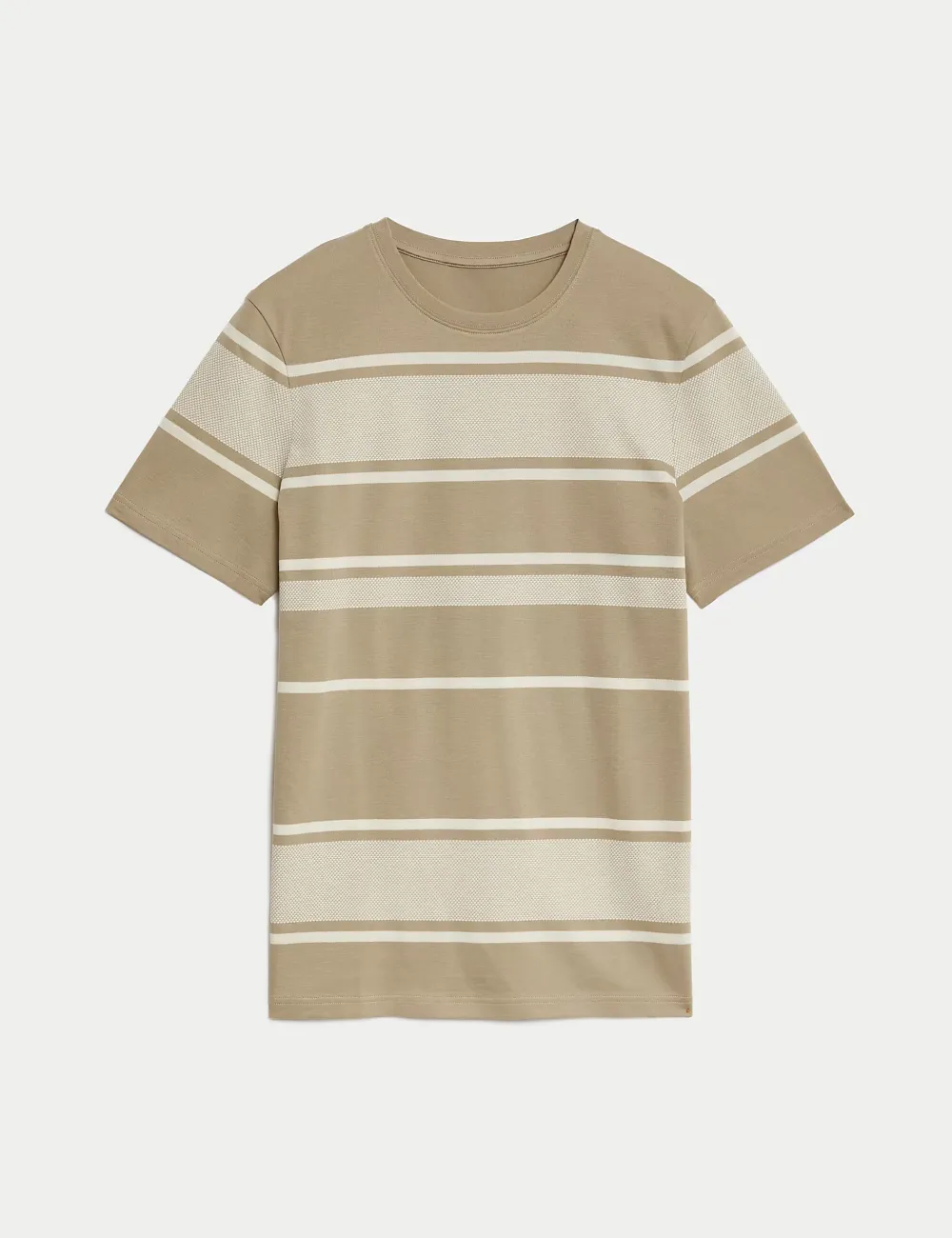 Pure Cotton Textured T-Shirt