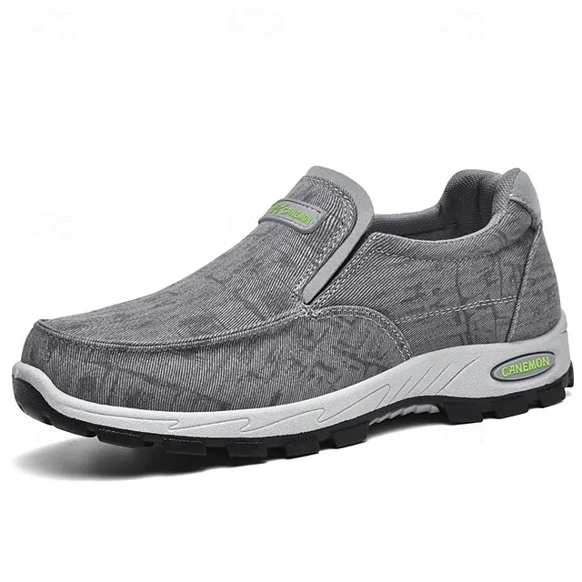 🔥Last Day Promotion 70% OFF 🎁 Men's Gray Slip-On Casual Outdoor Shoes - Breathable Non-Slip Lightweight Footwear