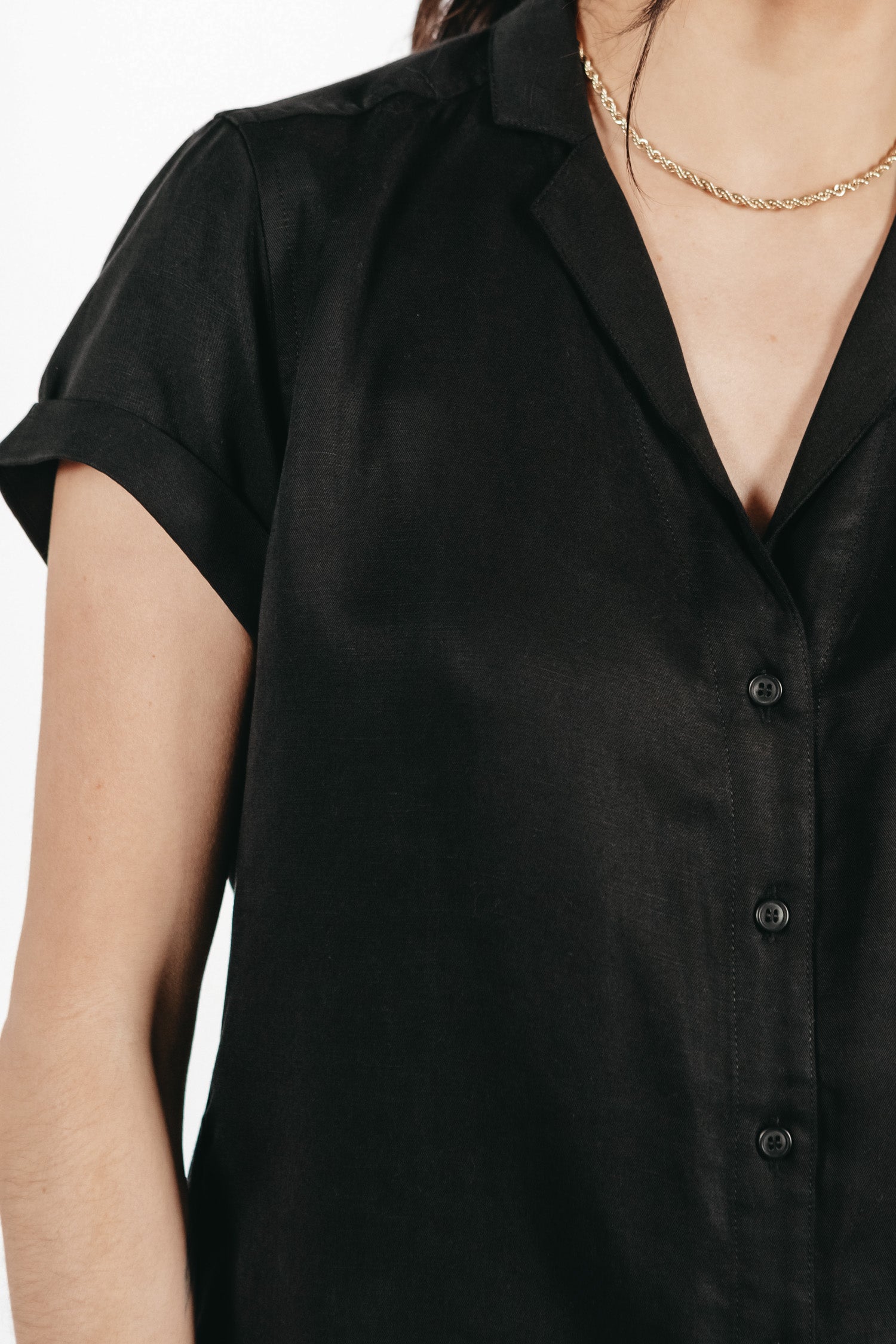 The Innes Black Shirt