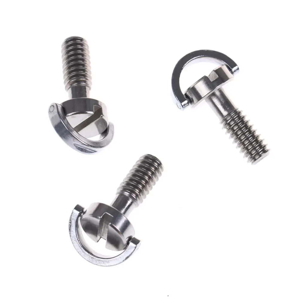 1/4 Quick Release Adapter Screw Pin Enhanced Long 21MM Flat Head D Shaft D Ring 1/4