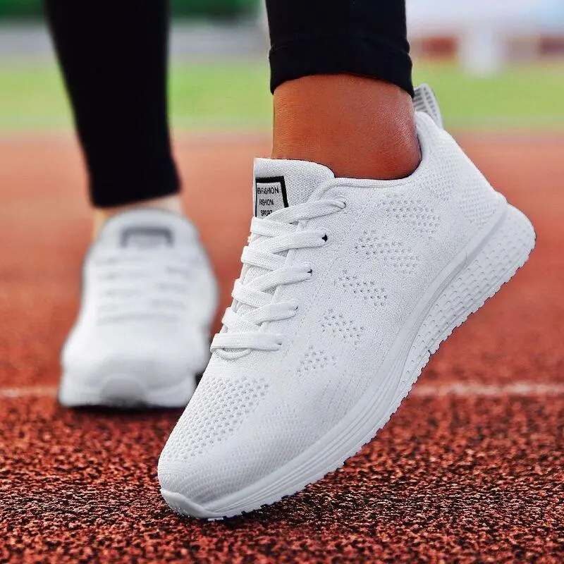 Cilool Super Light Sneakers Sport Basket Femme Walking White Casual shoes