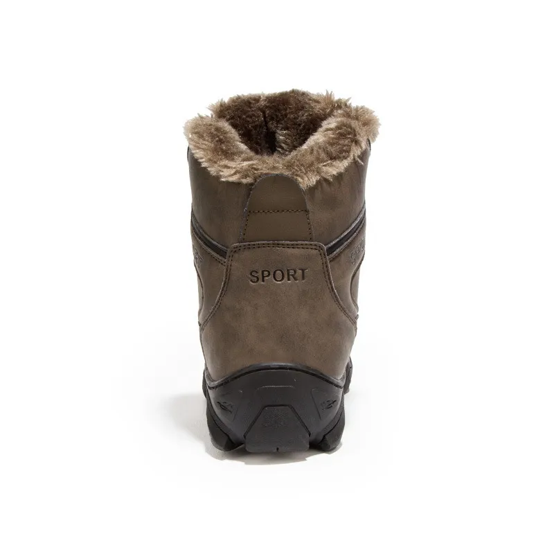 MEN'S THICKENED WARM AND COMFORTABLE HIGH-TOP CASUAL SNOW BOOTS