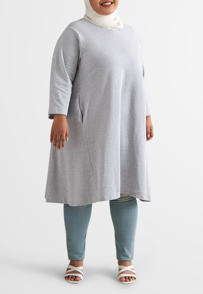 Crew Neck Comfortable Dress