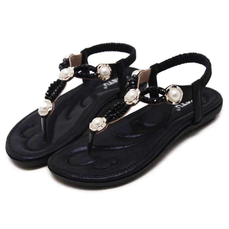 Cilool Elegant FashionCasual  Rhinestone  Sandals