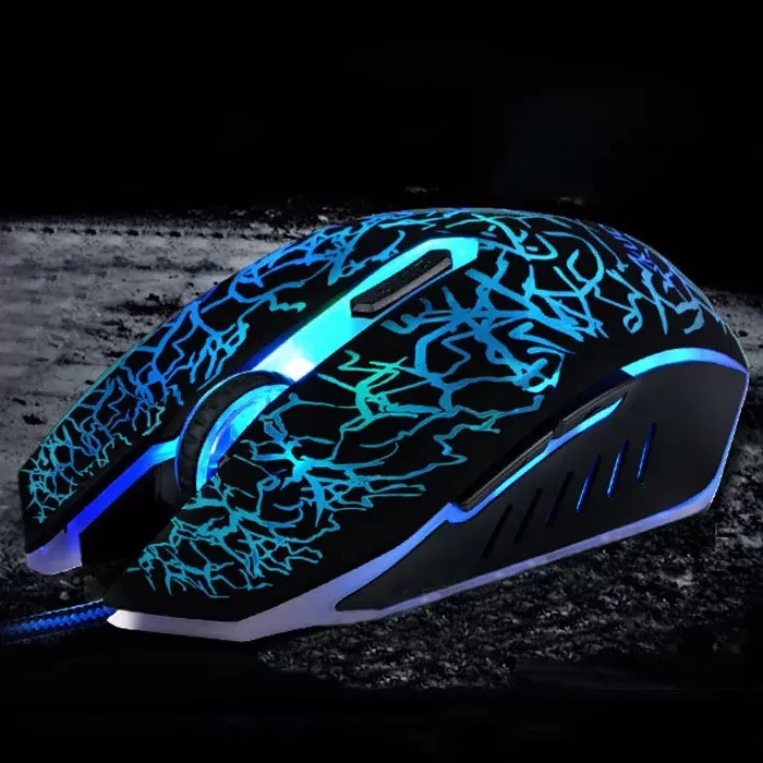 Professional Colorful LED Backlight 800/1200/1600DPI/2400DPI Optical Wired Gaming Mouse Mice