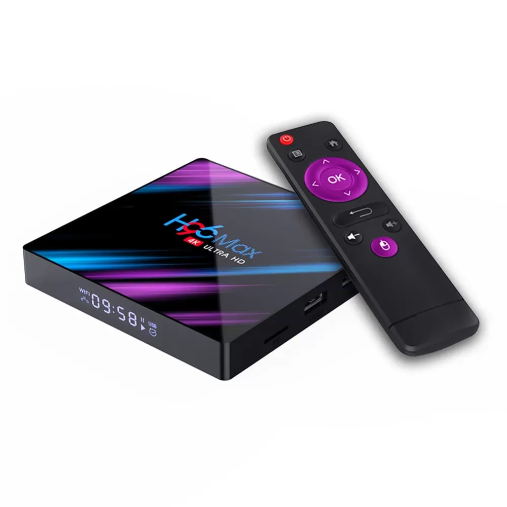 H96 MAX RK3318 Smart TV Box Android 10 4GB 32GB 64GB 4K Youtube MediX Android TV Set Top Box 2GB 16GB