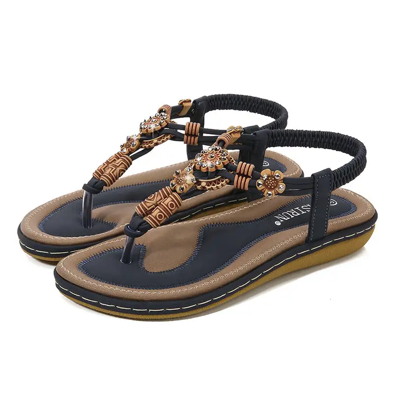 Cilool Bohemia Women Ladies Fashion Flat Sandals