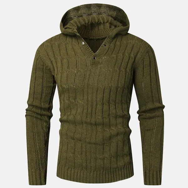 Men's Retro Casual Hoodie Sweater