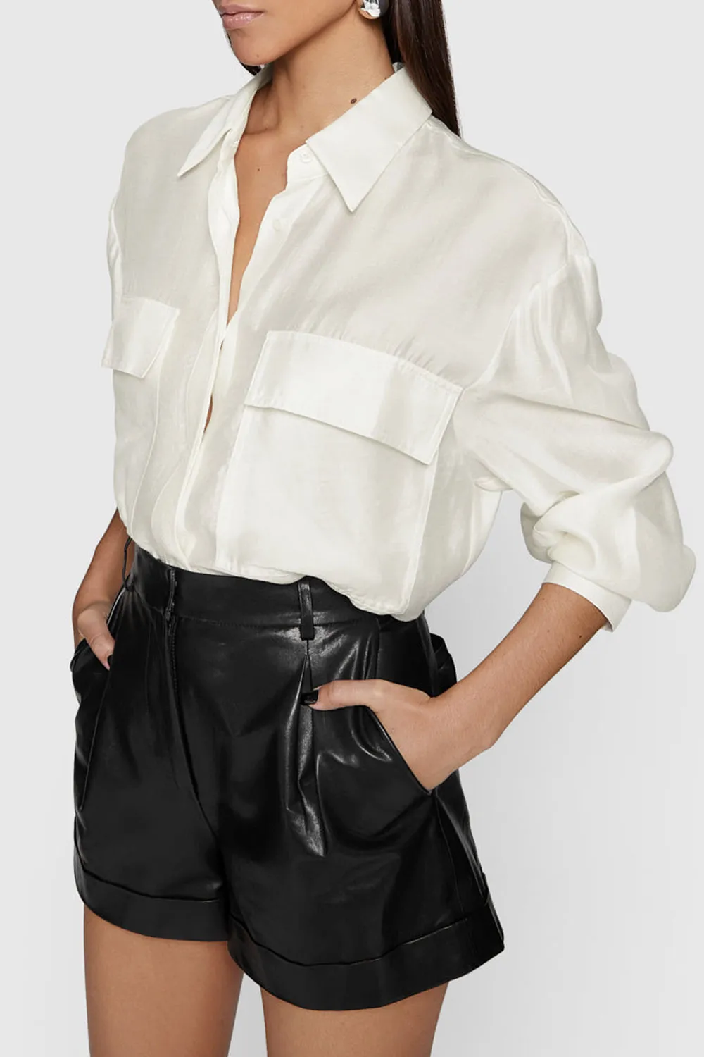 Casual Style Sheer Top