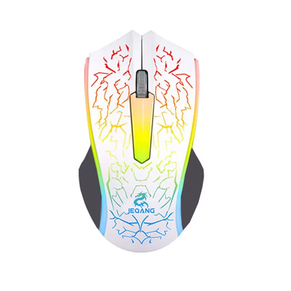 Optical LED Gaming Mouse Adjustable DPI 2000DPI 2 Buttons Pc Gaming Office Entertainment Laptop Accessories