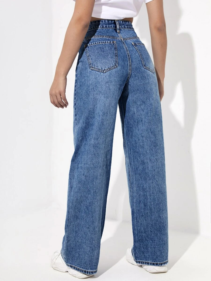 High Waist Wide Leg Jeans