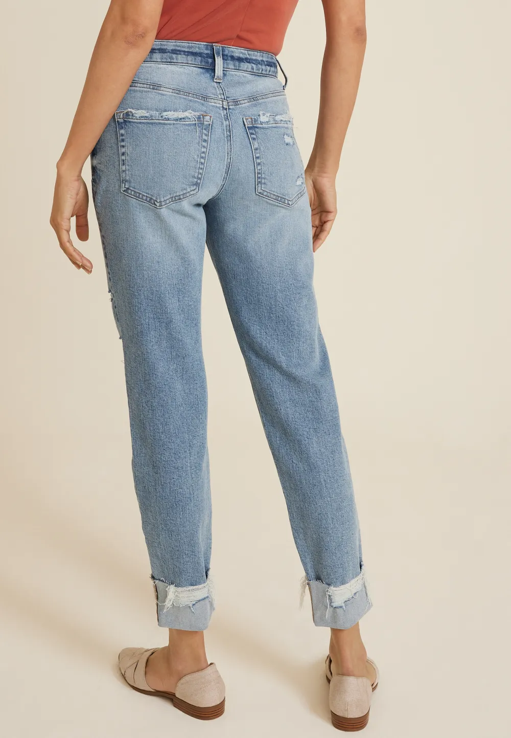 m jeans by maurices™ 90s High Rise Taper Ankle Jean