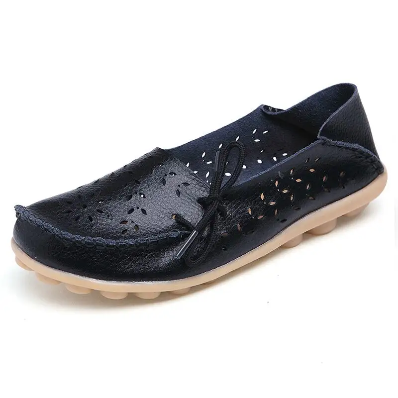 Cilool Leather Loafers Flats Lo51