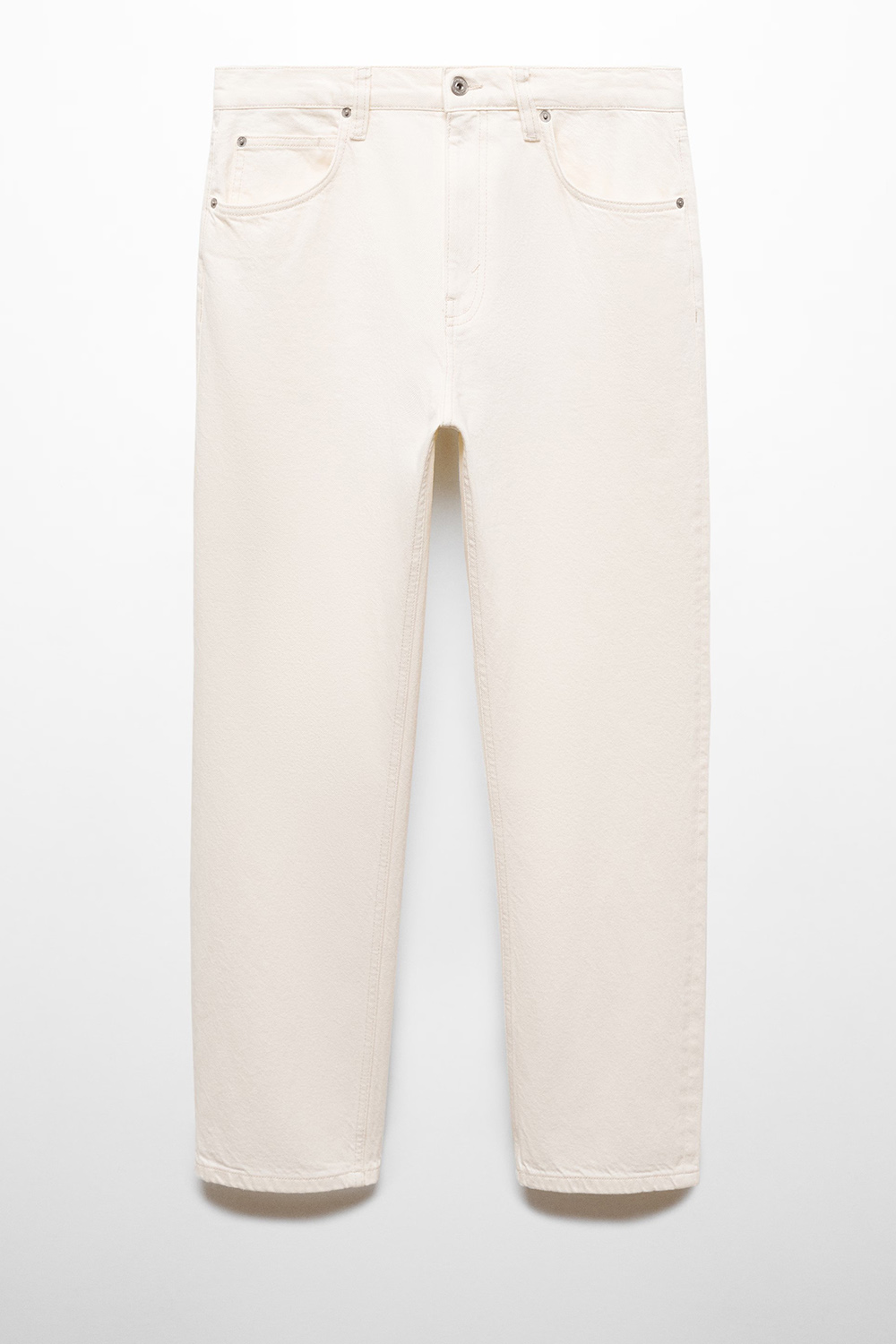 Relaxed-fit washed-effect jeans