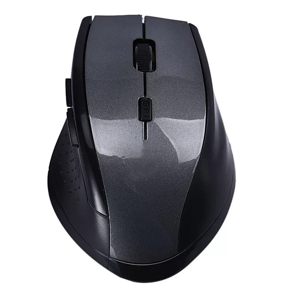 2.4GHz Wireless Optical Gaming Mouse Mice Gray Portable Ergonomic Computer Silent PC Desktop Laptop Accessories