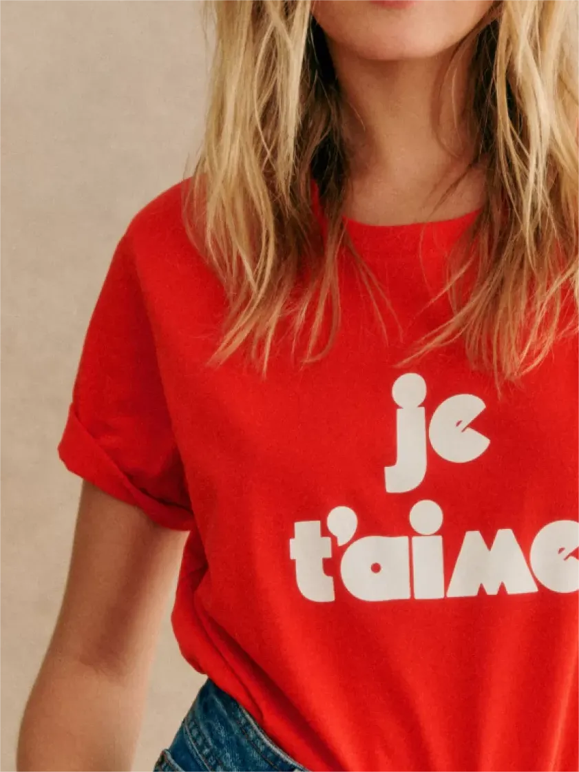 Cheap Je T'aime  T-Shirt