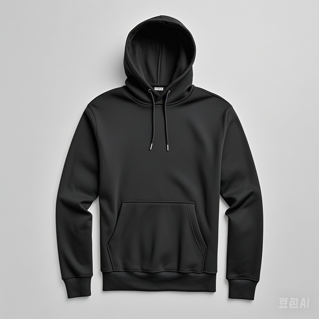 Loose Fit Hoodie - Black