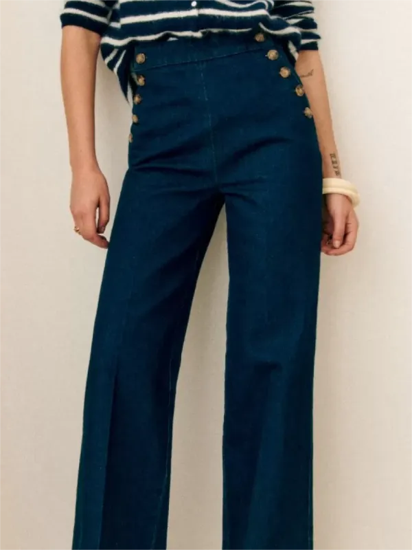 Best Sale Marino Trousers Denim