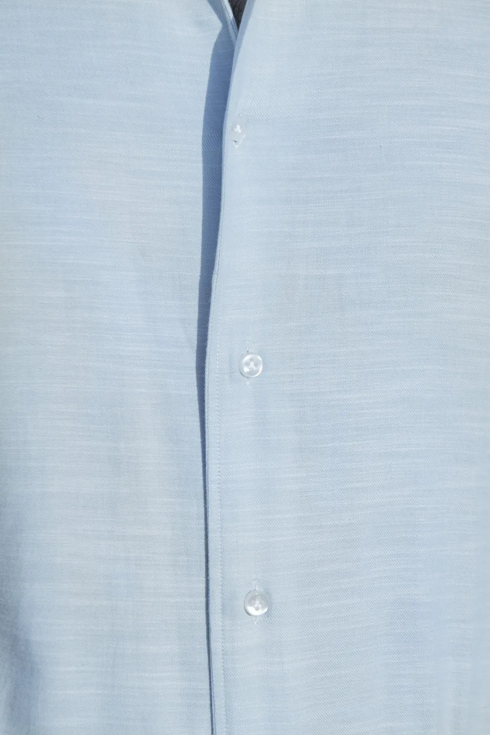 Light Blue Chambray Cotton Shirt