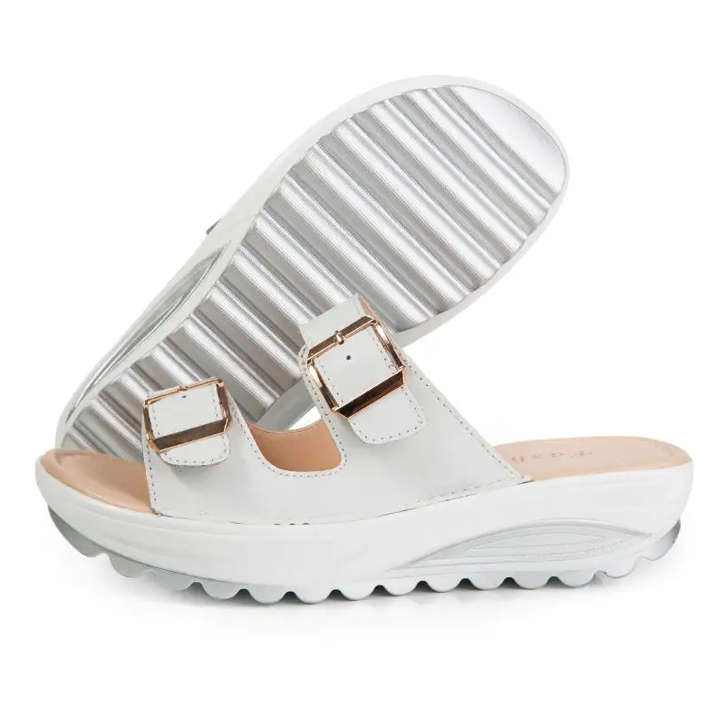 Cilool Summer Women Wedge Open Toe Sandals