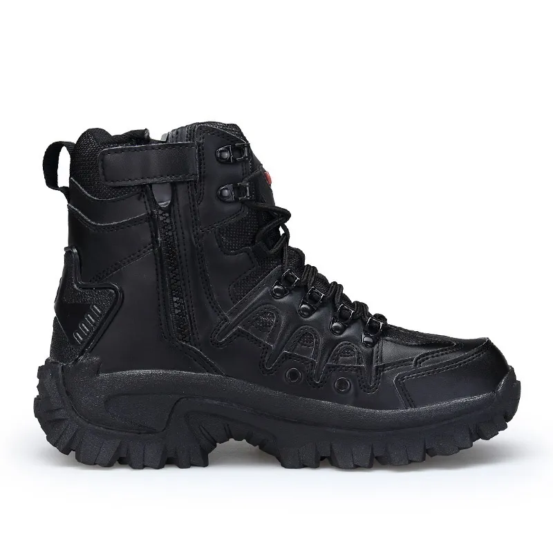 Men's Military Combat Boots Waterproof Slip Resistant Puncture Resistant Hiking Boots - Protect Your Feet in the Outdoors