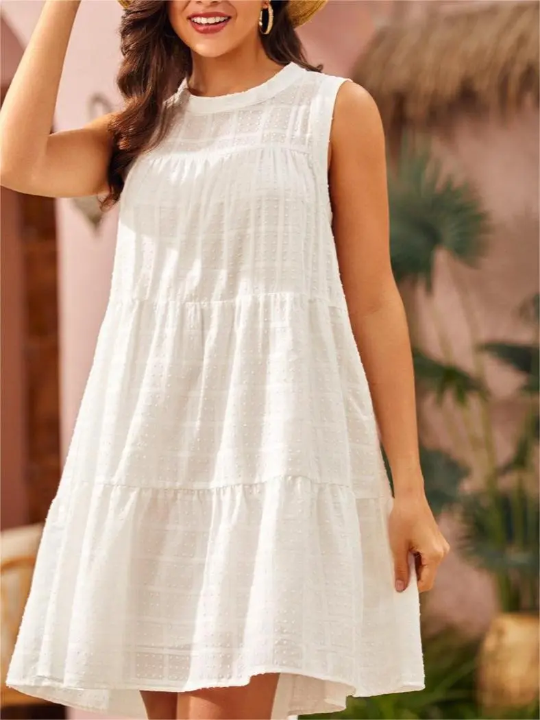 Garden Glamour Sleeveless Shift Dress