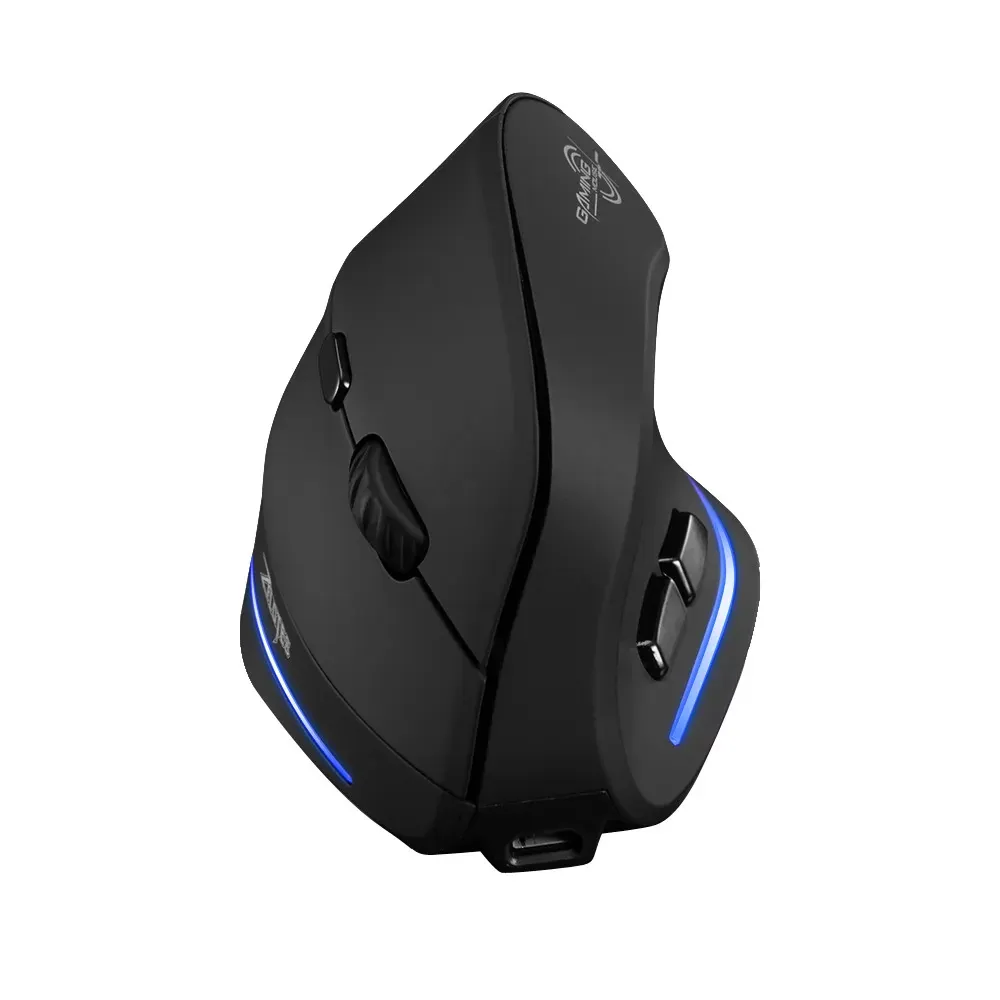 Zelotes F-35 2.4GHz Wireless Rechargeable 2400DPI Vertical Mouse Mice Low Noise Mouse Desktop Pc Gamer Laptop Silent Keys