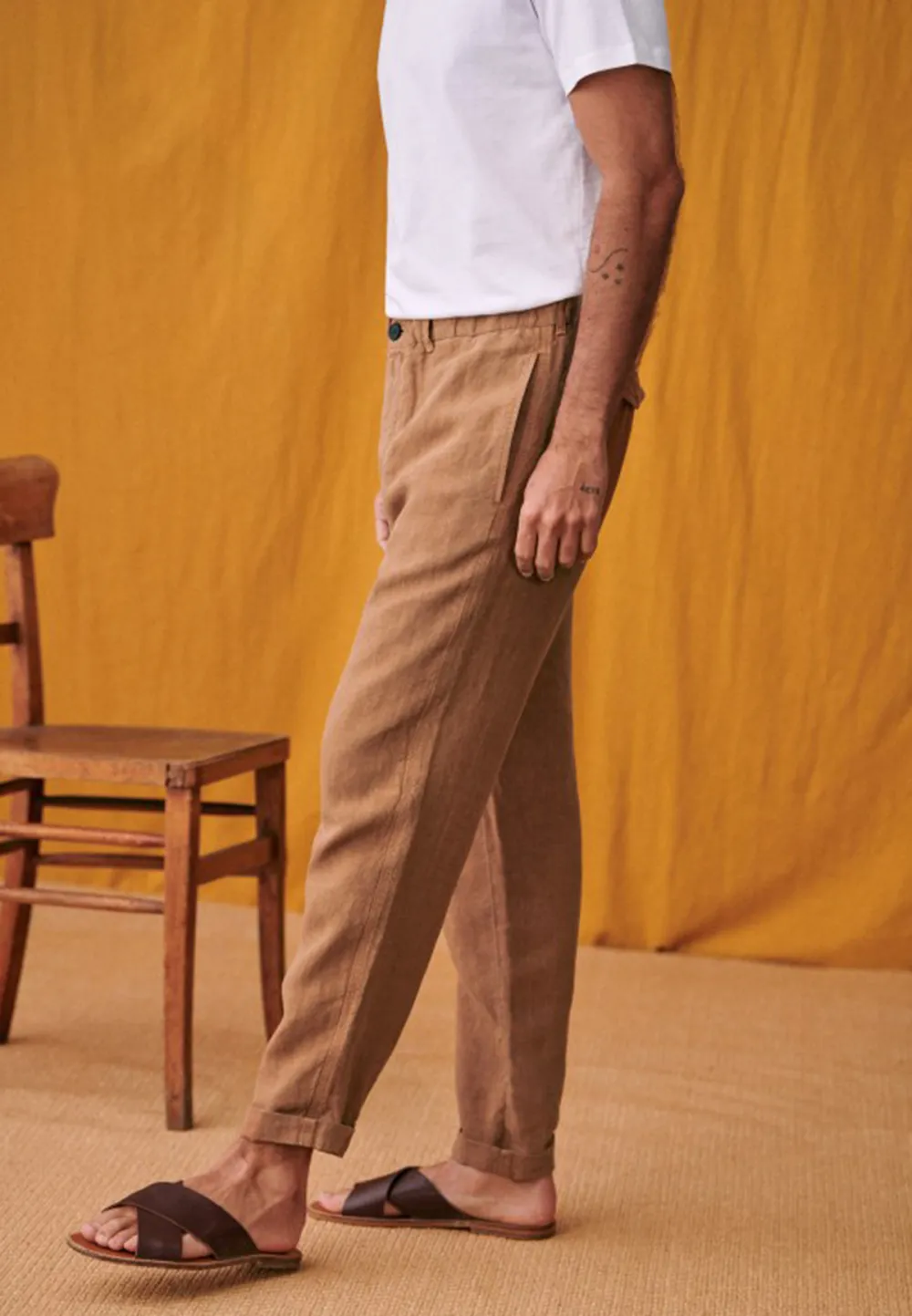 Shane Trousers-Camel