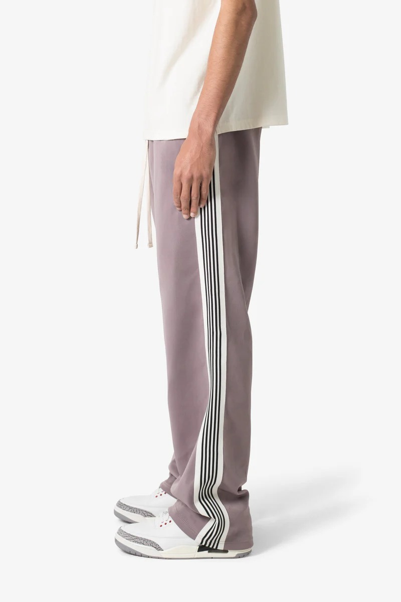 TRICOT SIDE STRIPE LOOSE SLIGHT STRETCH PANTS