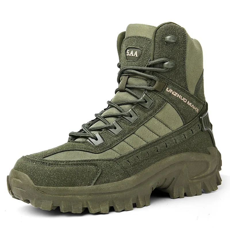 Waterproof and Puncture Resistant Men's Orthopedic Support Combat Hiking Boots - Improve outdoor mobility and relieve pain